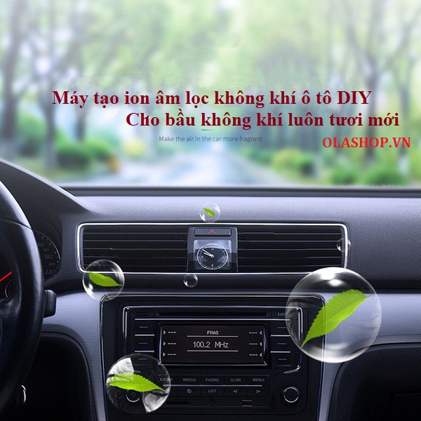 Máy lọc không khí ion âm mini cho ô tô