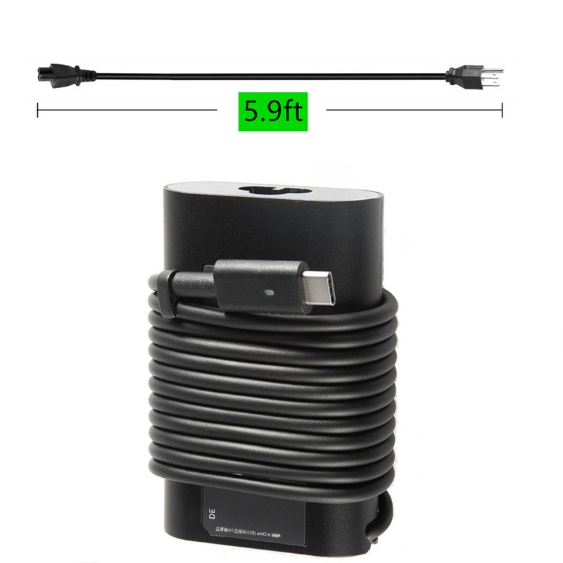Bộ sạc USB C 45W chuyên dụng cho Dell XPS 13 9365 XPS 12 Latitude 7275 7370
