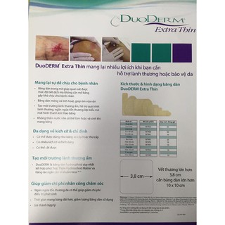Miếng Dán Hút Mụn Duoderm Extra Thin