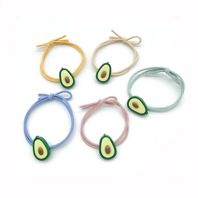 Dây buộc tóc hình quả bơ dễ thương