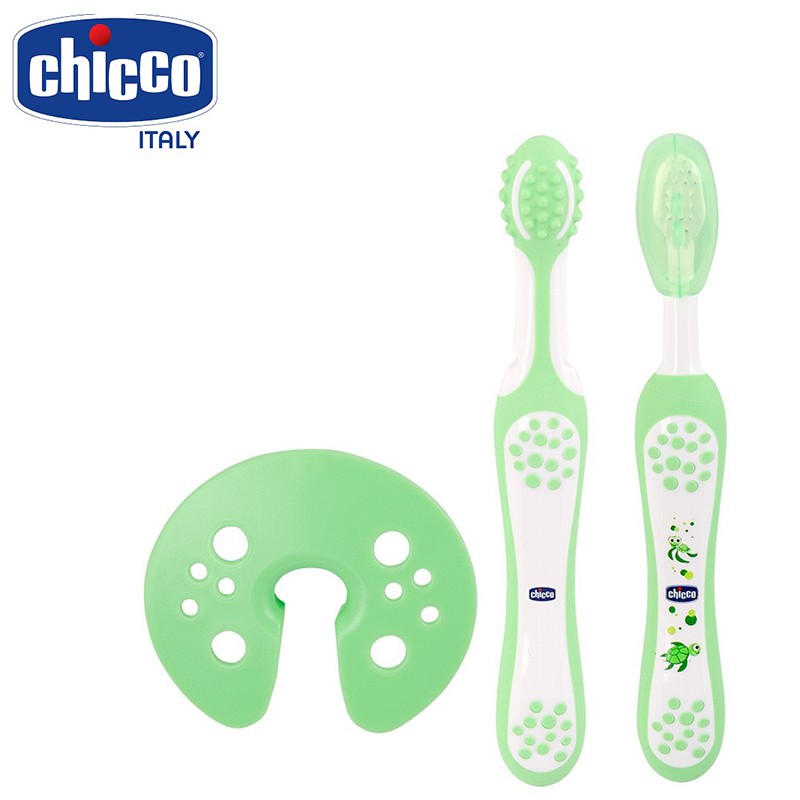 Bộ bàn chải hai bước rùa con Chicco 114427