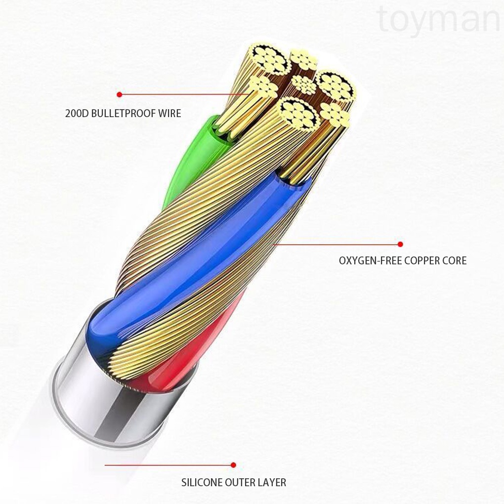 Tai nghe nhét tai Toyman có dây cổng 3.5mm cho điện thoại / mp3