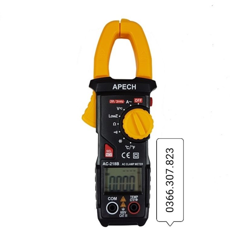 APECH AC-218B Ampe kìm đo dòng AC (600A)