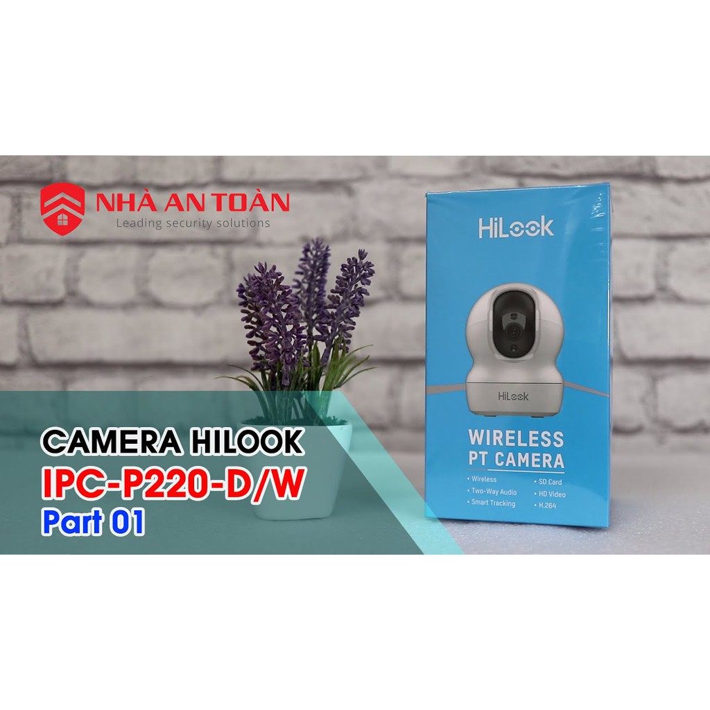 Camera IP hồng ngoại không dây 2.0 Megapixel HILOOK IPC-P220-D/W - Hàng chính hãng