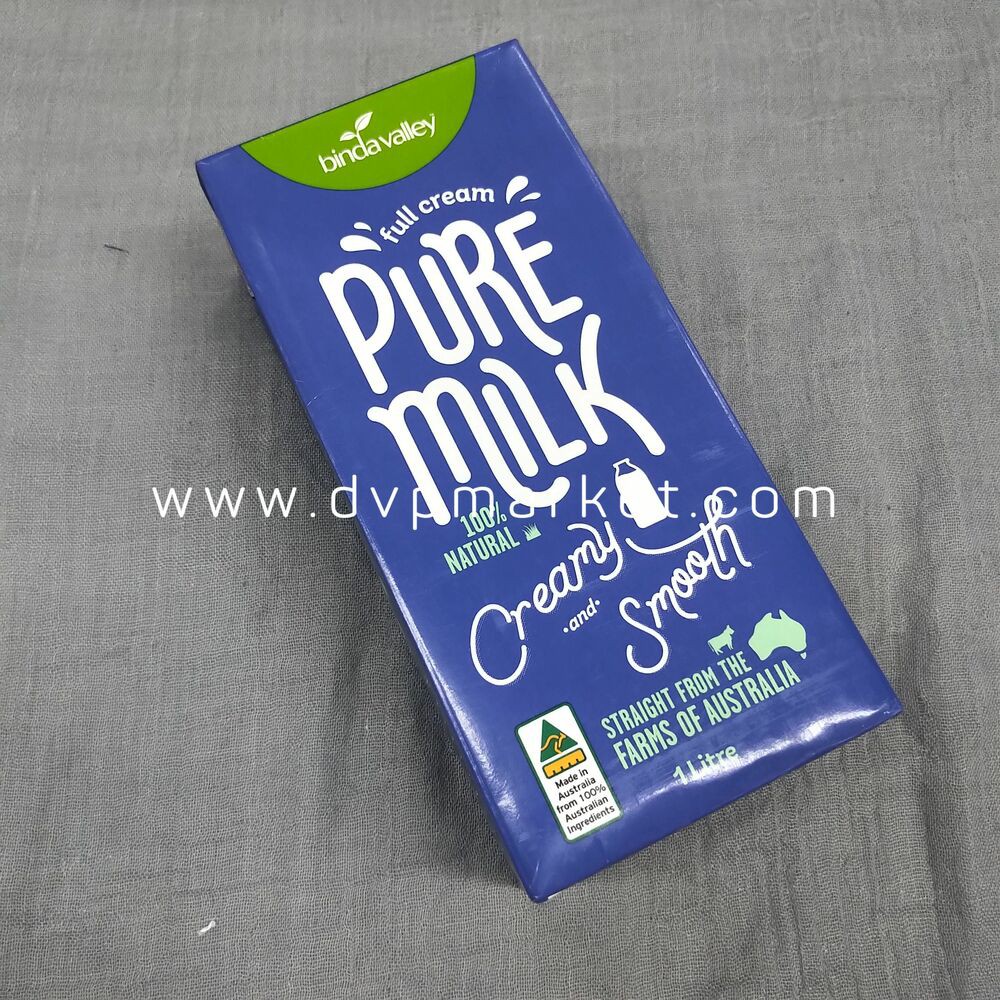 Sữa Tươi Nguyên Kem Pure Milk Hộp 1L hộp xanh