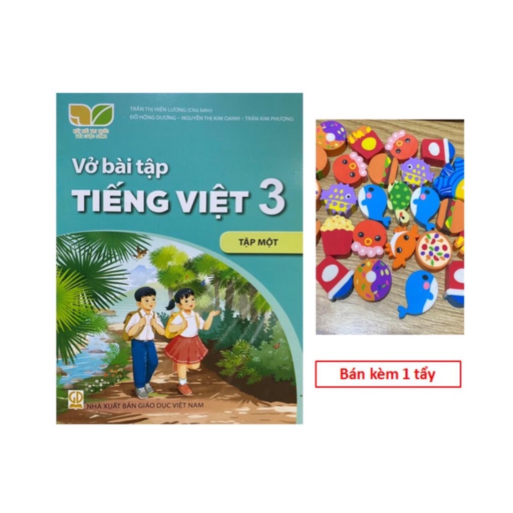Sách - Vở bài tập Tiếng Việt 3 tập một + Bán kèm 1 quyển Bé tập tô màu