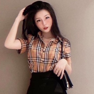 Áo sơ mi sọc caro bb phôm chuẩn cao cấp