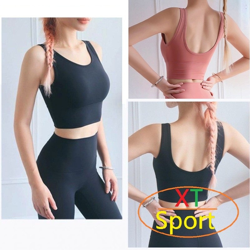 Đồ tập gym nữ, bộ tập yoga erobic nữ bra quần dài phối màu chất vải co giãn thấm hút tốt tặng kèm mút ngực