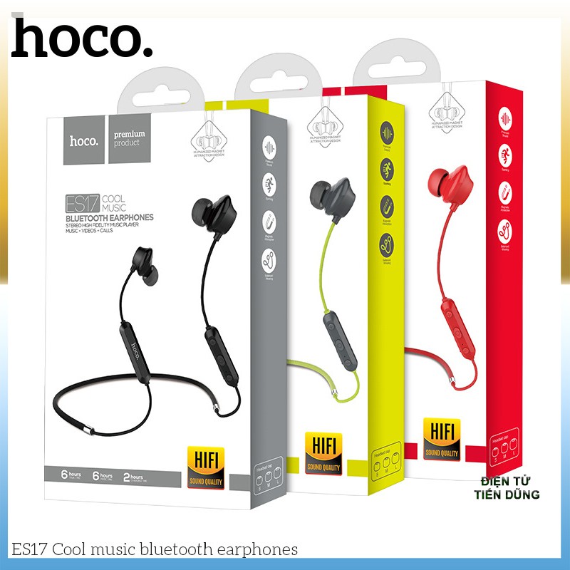 Tai nghe bluetooth hoco ES17 V4.2 dáng thể thao kiểu quảng cổ