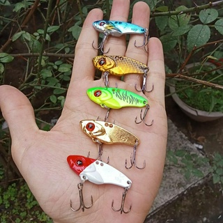 Mồi câu lure cá sắt VIB 7g,10g mồi lure cá lóc,Màu sắc 5 màu siêu nhậy