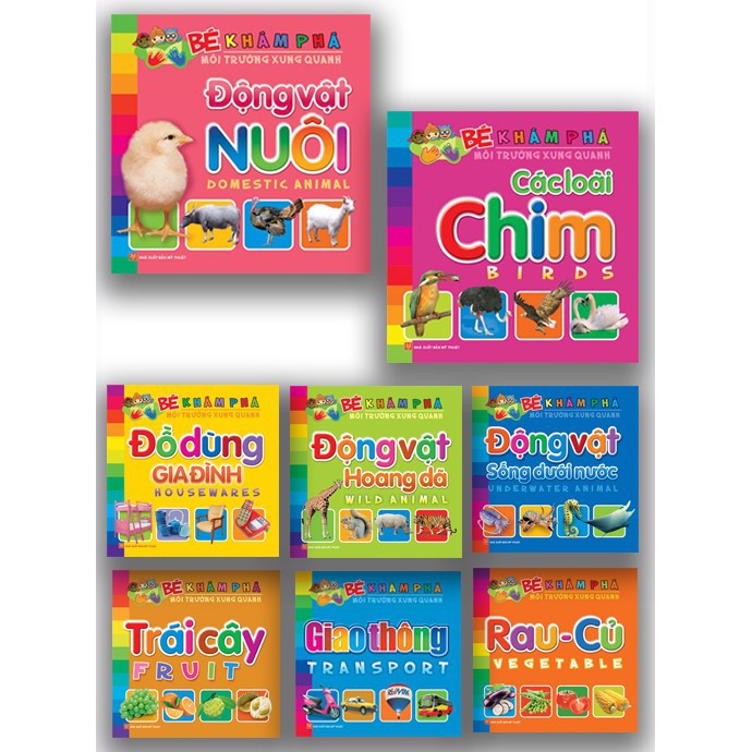 Sách: Combo Bé Khám Phá Môi Trường Xung Quanh Trọn Bộ