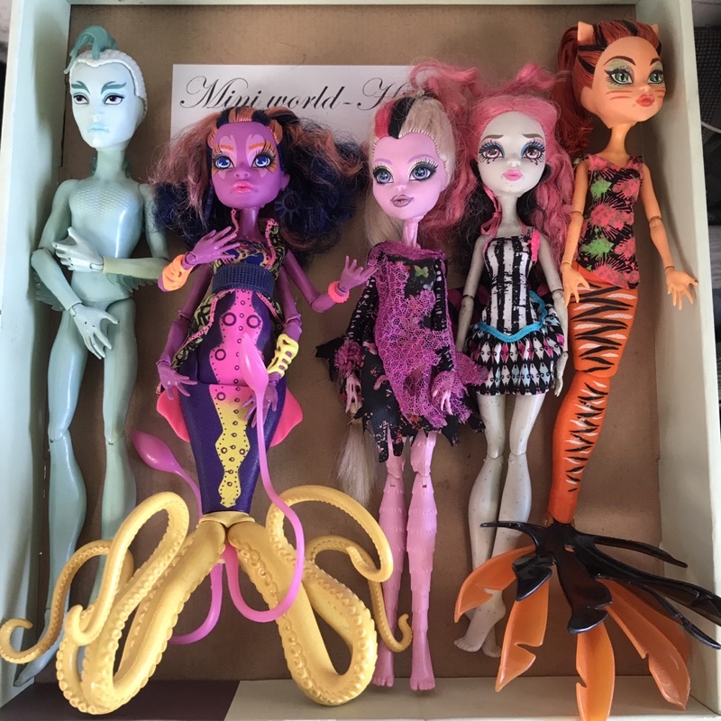 Búp bê MH eah ever after high chính hãng, full đồ monster high. Mã s38