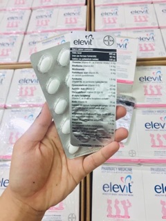 Elevit bầu 100 viên.