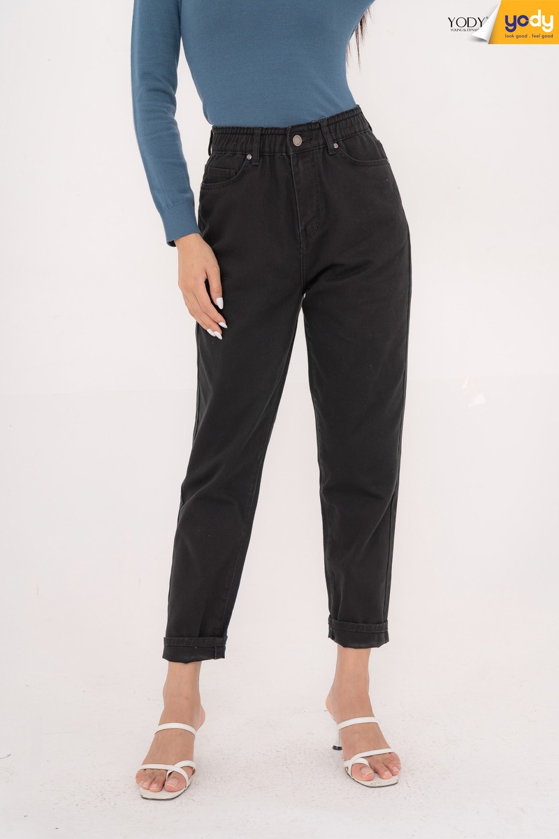 Quần jeans kaki nữ ⚡ HÀNG CAO CẤP ⚡ Quần bò nữ kiểu dáng baggy basic lịch sự và trẻ trung, vải bền màu QJN3088 | BigBuy360 - bigbuy360.vn