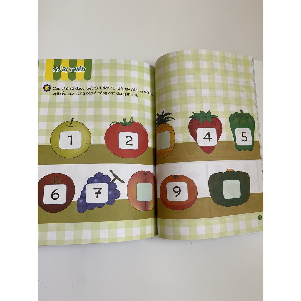 Sách -Toán tư duy -Trò chơi toán học-Dành cho trẻ em 3-4 tuổi, phát triển tư duy toán học