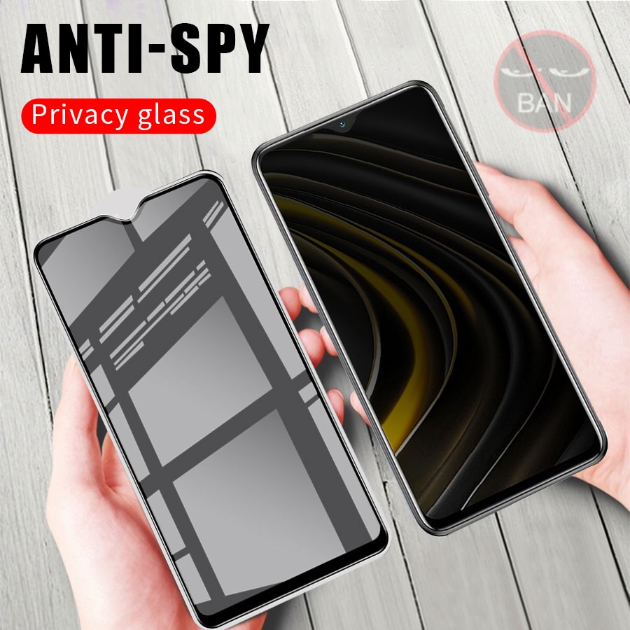 Kính Cường Lực Màn Hình Chống Nhìn Trộm Cho XIAOMI MI 13T 11 12 LITE 10T 11T 12T POCO C40 M5 F4 F3 X3 REDMI NOTE 12 8 9 9S 11 PRO 11S 10S