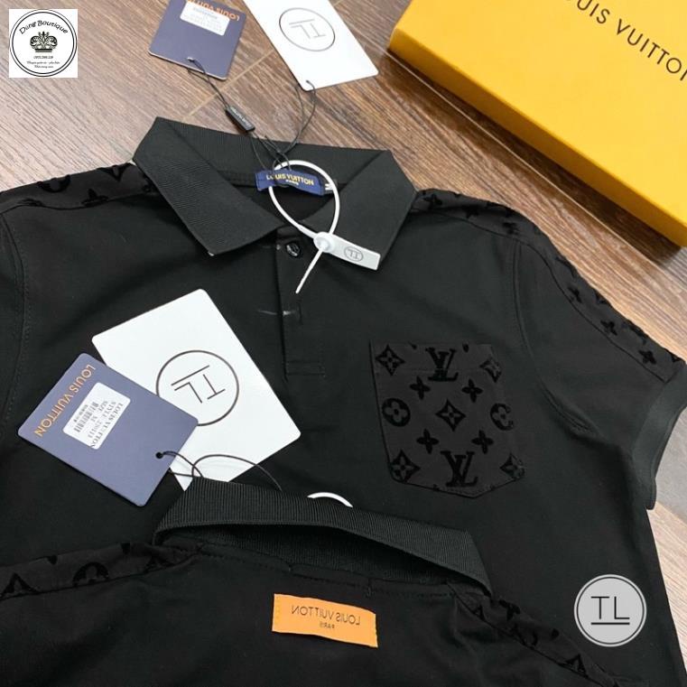 Áo Polo nam GC túi hoa LV cao cấp