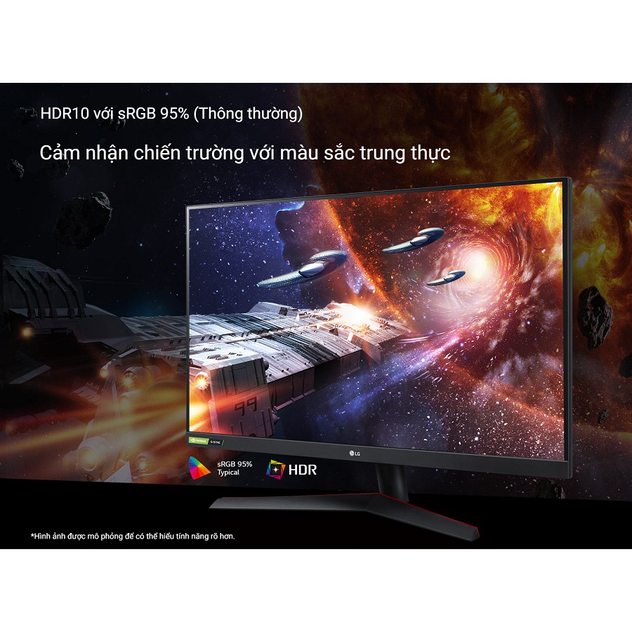 Màn Hình LG 32GN500-B Ultragear™ 31.5'' VA FHD 165Hz 1ms MBR G-SYNC Compatible HDR