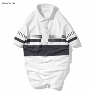 [17.6 Mua 2 giảm 6%] Áo Polo nam cổ bẻ phối PEPA ,vải cá sấu Cotton xuất xịn,chuẩn form - POLOMAN