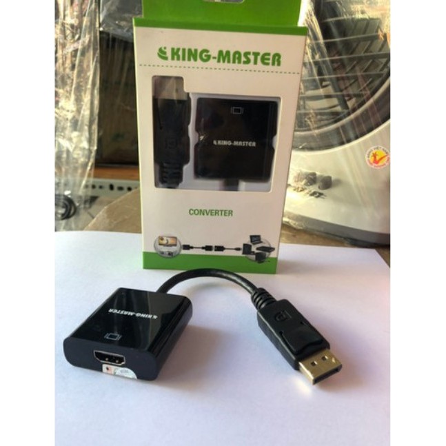 [Mã ELHACE giảm 4% đơn 300K] Cáp DisplayPort to HDMI KingMaster KY-D251B - Full Box - Hàng chất lượng