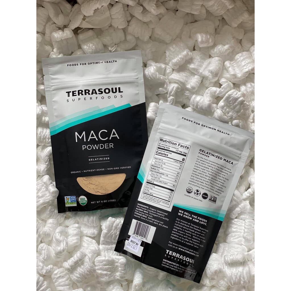 [TERRASOUL] BỘT MACA HỮU CƠ 170G