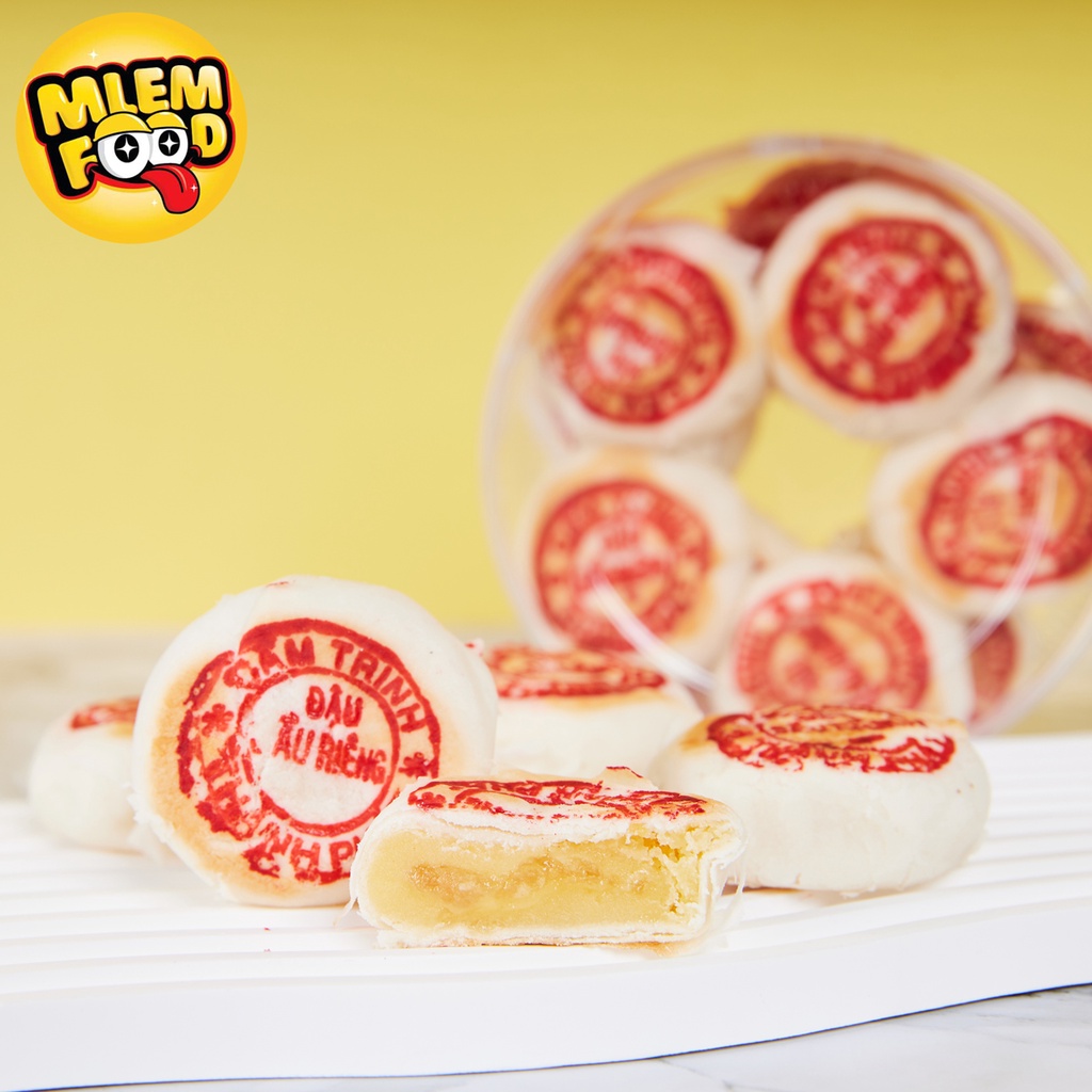 Bánh Pía nhân đậu xanh sầu riêng thơm ngon nhà MLEM FOOD.