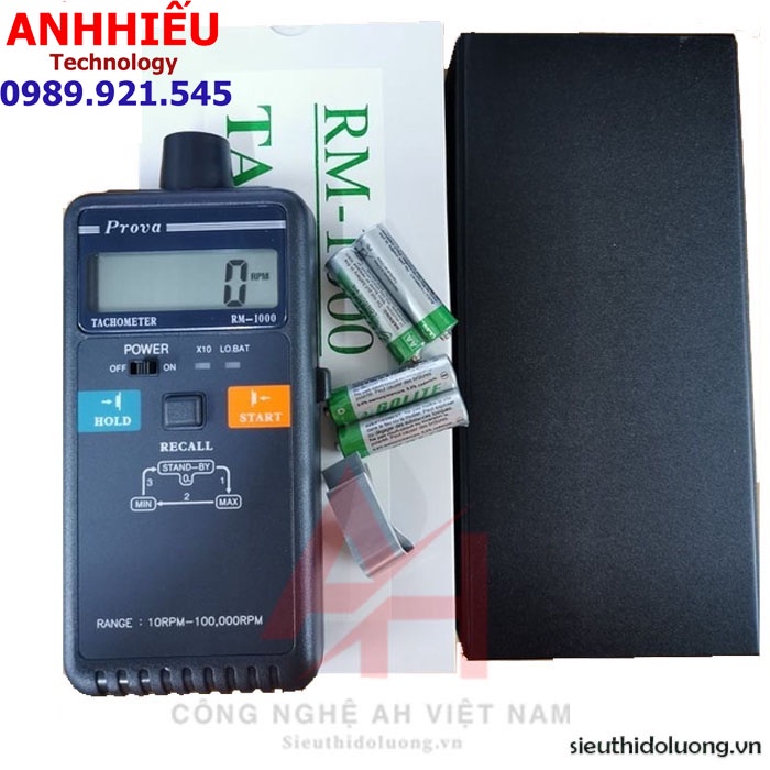 Prova RM-1000 Máy đo tốc độ vòng quay Prova RM 1000