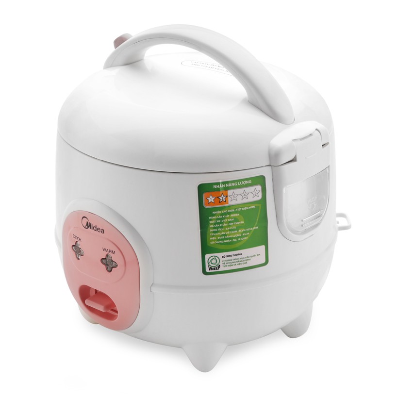 [Mã ELMS5 giảm 7% đơn 300K] Nồi cơm điện Midea MR-CM06SA 0,6L | BigBuy360 - bigbuy360.vn