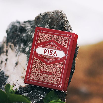 Bộ Bài Tây Visa playing cards red [ Hàng Mỹ ]