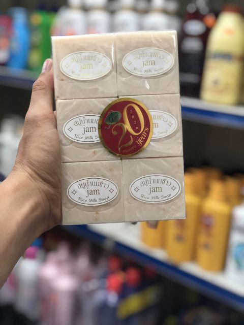 Xà phòng cám gạo Thái Lan JAM RICE MILK SOAP 65gr | BigBuy360 - bigbuy360.vn