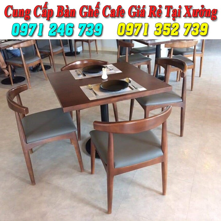 Bàn ghế gỗ cafe cao cấp giá rẻ