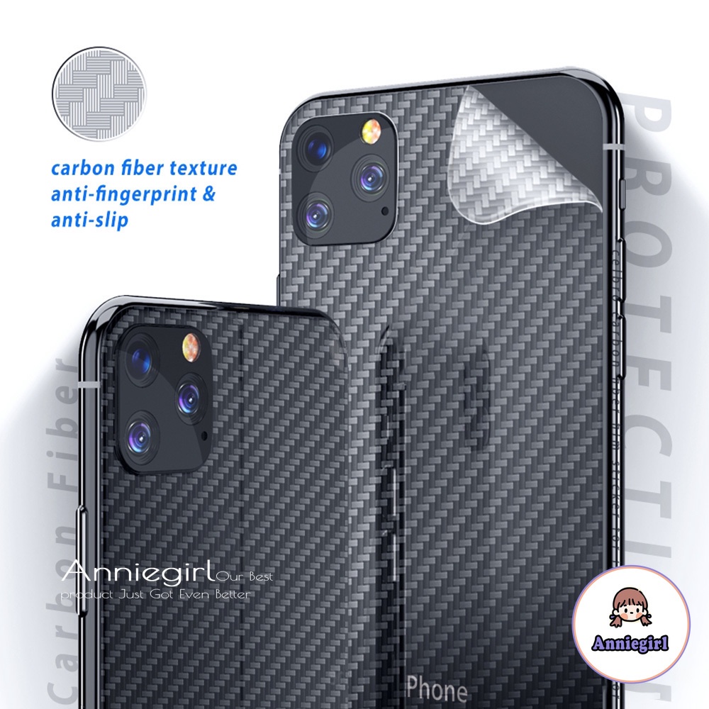 Miếng dán sợi carbon bảo vệ mặt sau điện thoại Iphone 11 Pro Max