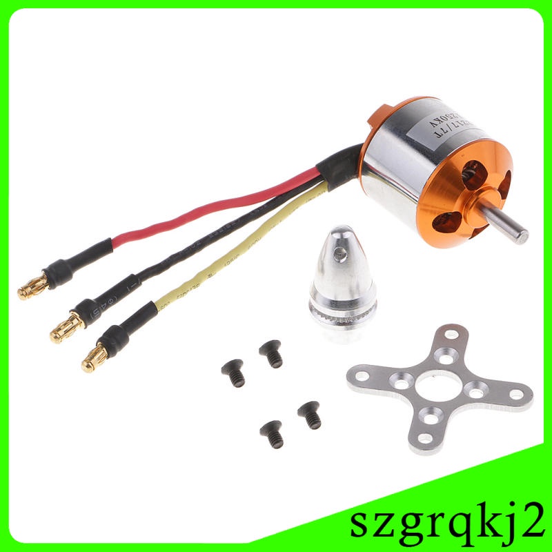 Động cơ không chổi than bằng kim loại 2217 1250KV cho cánh quạt cố định UAV 9'' 9060 9045