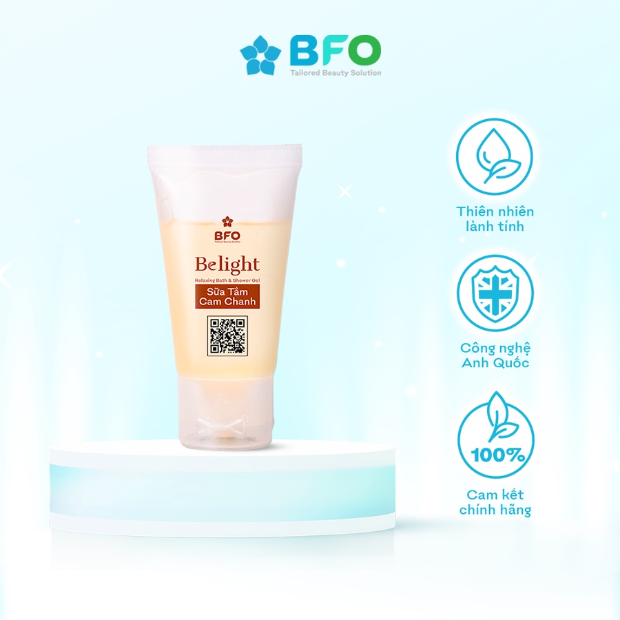 Sữa tắm tinh dầu thư giãn chiết xuất thành phần thiên nhiên Belight BFO dung tích 30ml