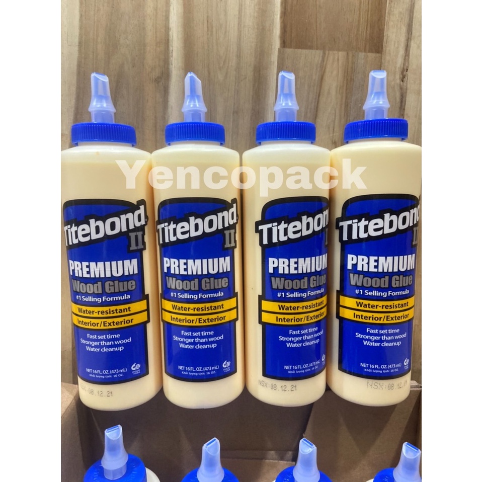 Keo dán gỗ Titebond[Hàng chính hãng][chai 473ml]
