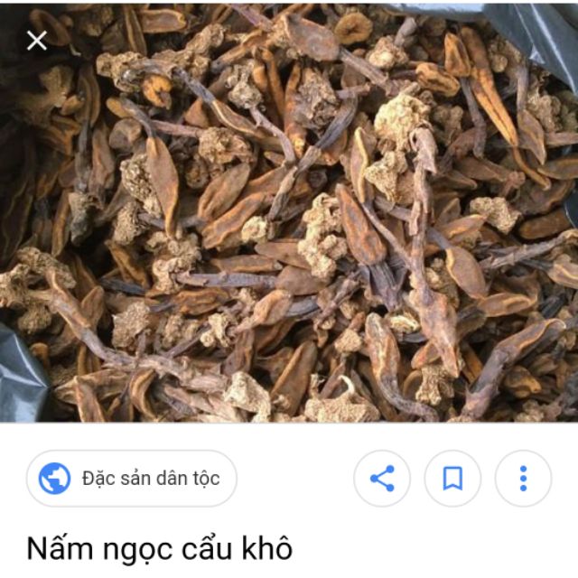 1kg Nấm ngọc cẩu khô  ( ngọc cẩu lào cai )