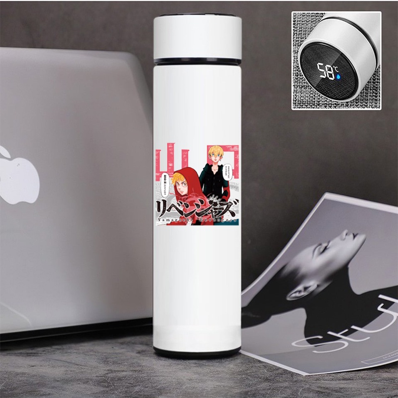 Bình giữ nhiệt đựng nước in hình nhân vật TOKYO REVENGERS anime chibi tiện lợi lưu niệm