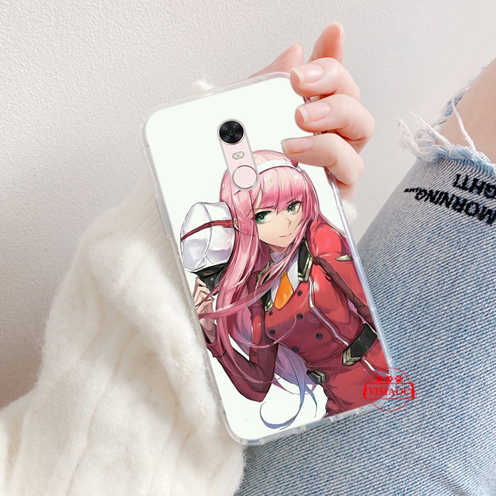 Ốp Điện Thoại Tpu Mềm Trong Suốt Hình Anime Franxx Wiki Zero Two 38tp Cho Redmi Note 5 Pro 6 7 8 9 9s