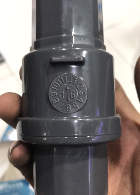 Van 27,34 tay gạt inox 304 chính hãng