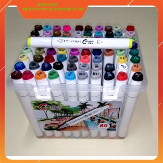 Bút marker cevava vẽ màu chuyên nghiệp 36 - 80 màu thân lớn