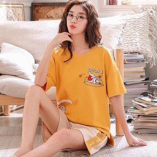 [Best sale] Bộ đồ mặc nhà thun cộc tay cute [BC02]