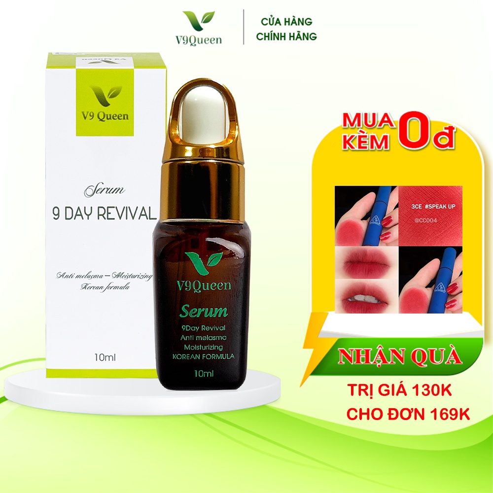 Serum xóa nám serum giảm nám tàn nhang dưỡng trắng da mờ thâm nám, tàn nhang, cung cấp dưỡng chất v9queen