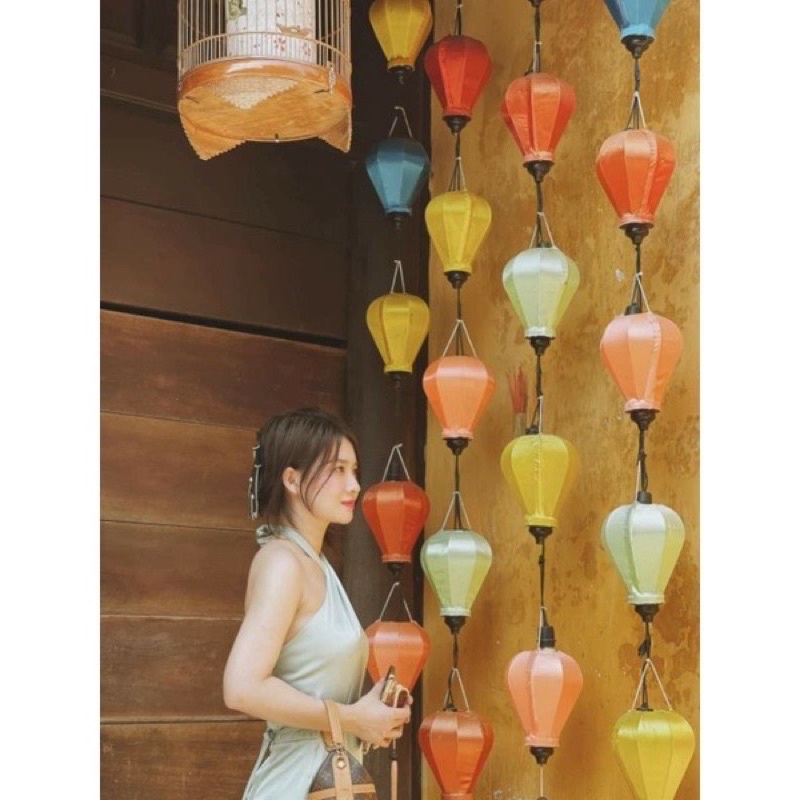 Đèn lồng hội an kháng nước bụi cực tốt treo tết, trang trí nhà cửa