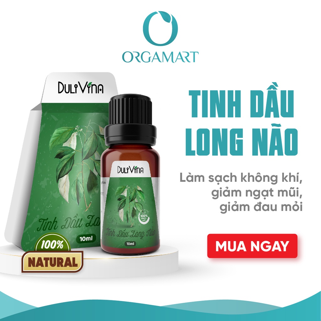 Tinh Dầu Long Não DuliVina Cao Cấp, Thiên Nhiên Nguyên Chất, Thanh Lọc Cơ Thể, Hỗ Trợ Giảm Cân - Chai 10ml