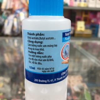 Nước pha sơn móng tay Quyên 125ml