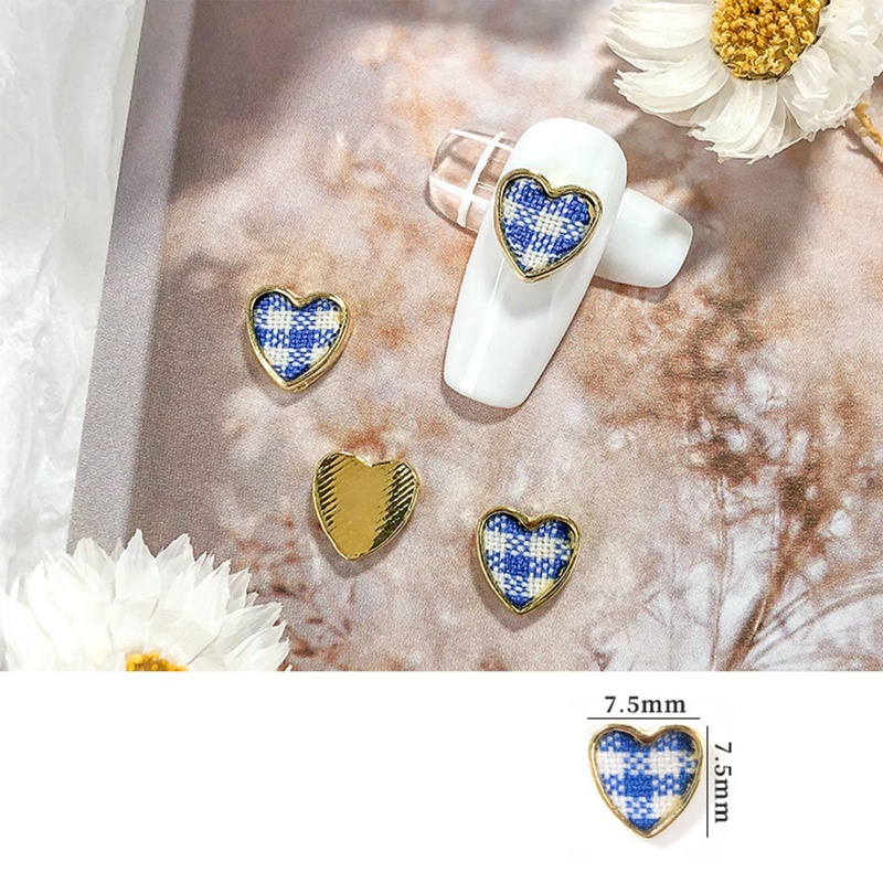 Phụ Kiện Trang Trí Móng Tay Trái Tim 3d Cho Nữ