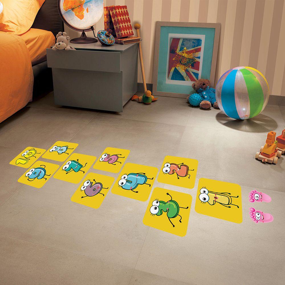 Bảng Số Trang Trí Nhà Cửa Kiểu Hoạt Hình Dễ Thương Mẫu Giáo Kat1 Hopscotch