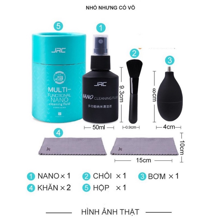 Bộ vệ sinh laptop máy tính macbook máy ảnh điện thoại 5 trong 1 JRC bộ dụng cụ vệ sinh đa năng tiện dụng DANA