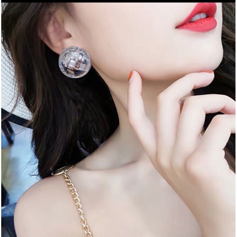 Bông tai khuyên tai nụ tròn sang chảnh dành cho nữ phong cách sang trọng