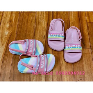 sandal nautica màu hồng cho bé gái